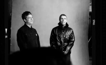 Noel Gallagher and Liam Gallagher join together for an Oasis reunion photoshoot