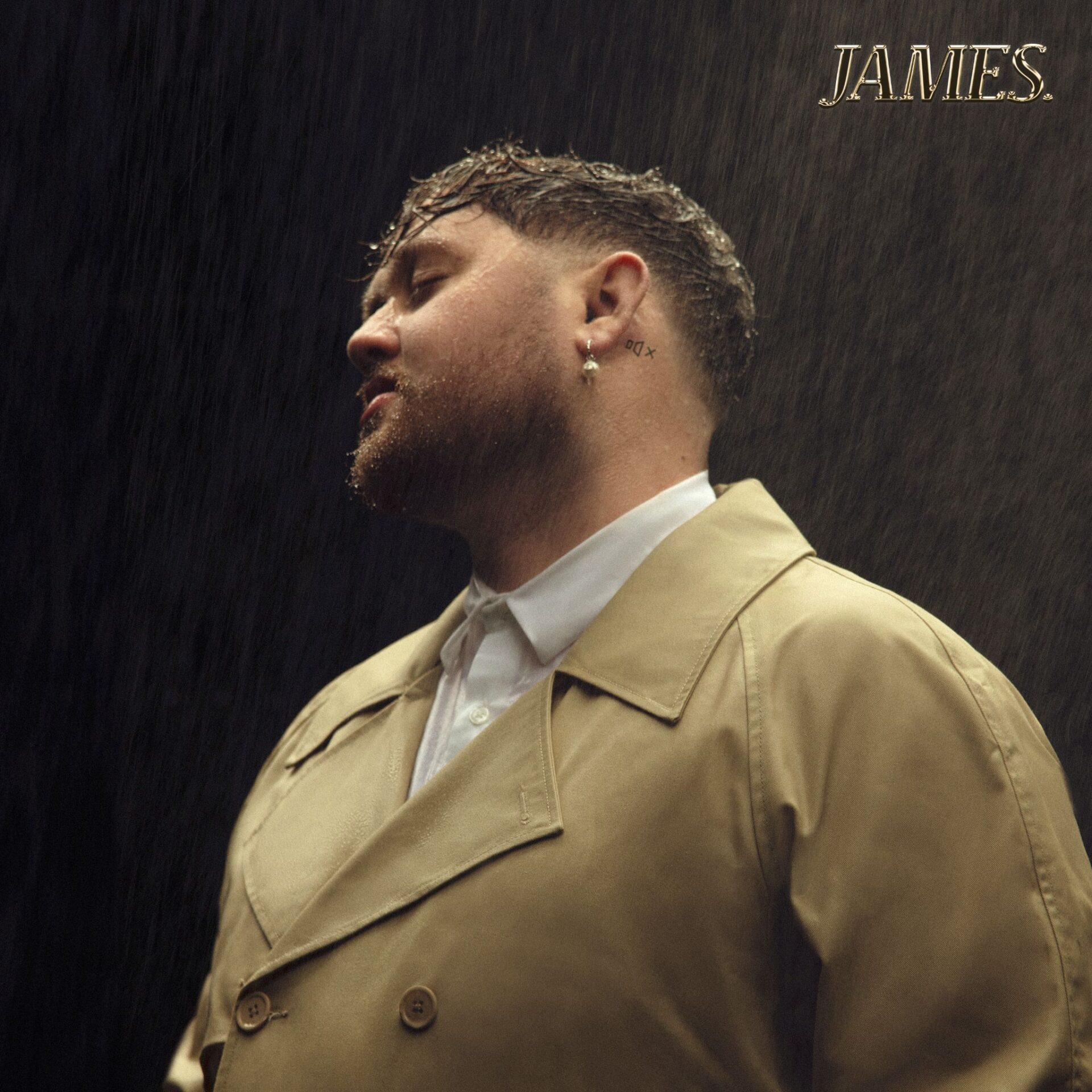 James Vickery album cover shows him standing looking away