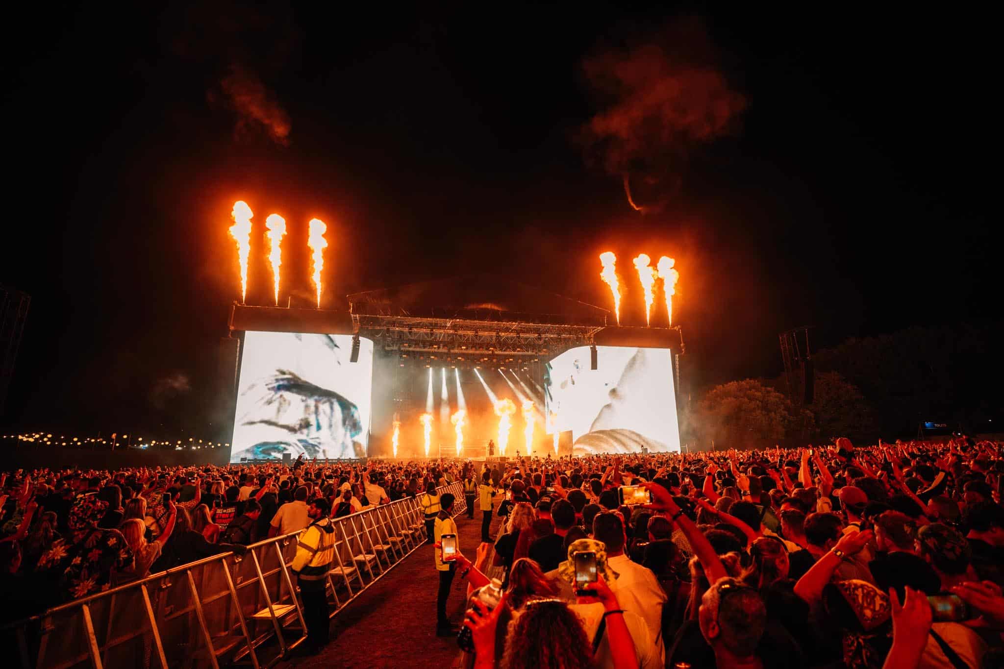 Chase and Status on stage at All Points East