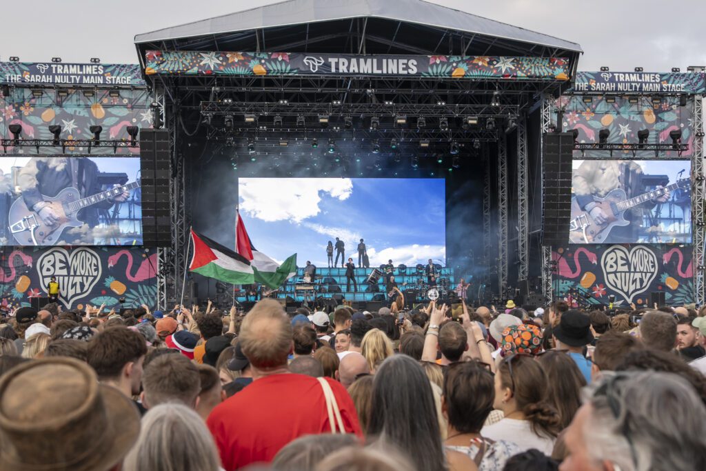 Tramlines Festival stage in Sheffield