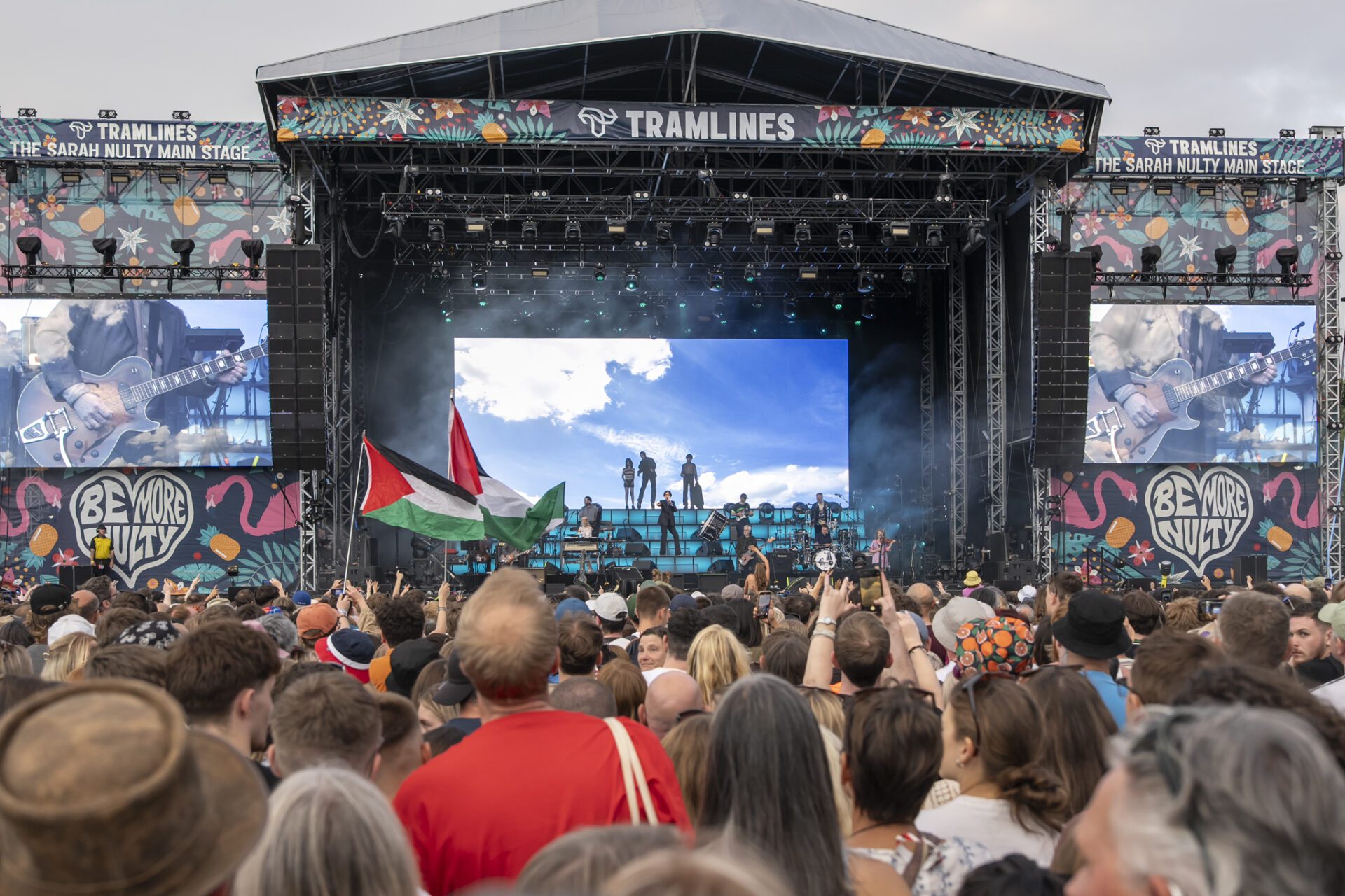 Tramlines Festival stage in Sheffield