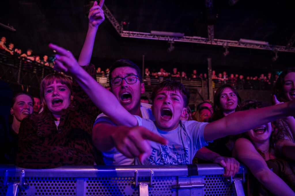 Fans at Everything Everything show in Nottingham