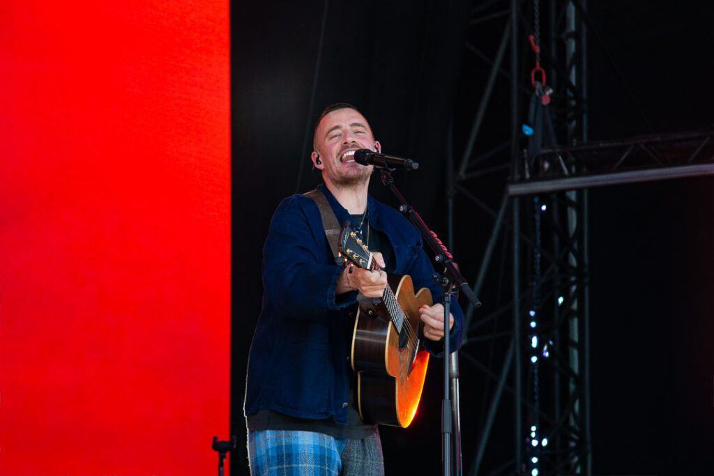 Dermot Kennedy playing live at BBC Big Weekend Sunderland 2026