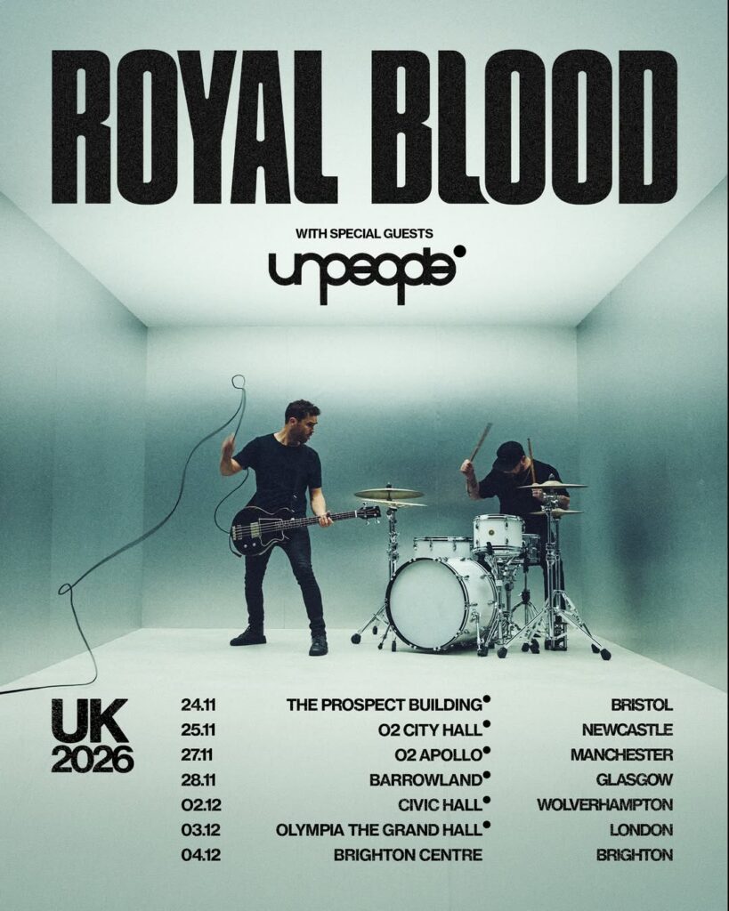 Royal Blood Uk Tour poster