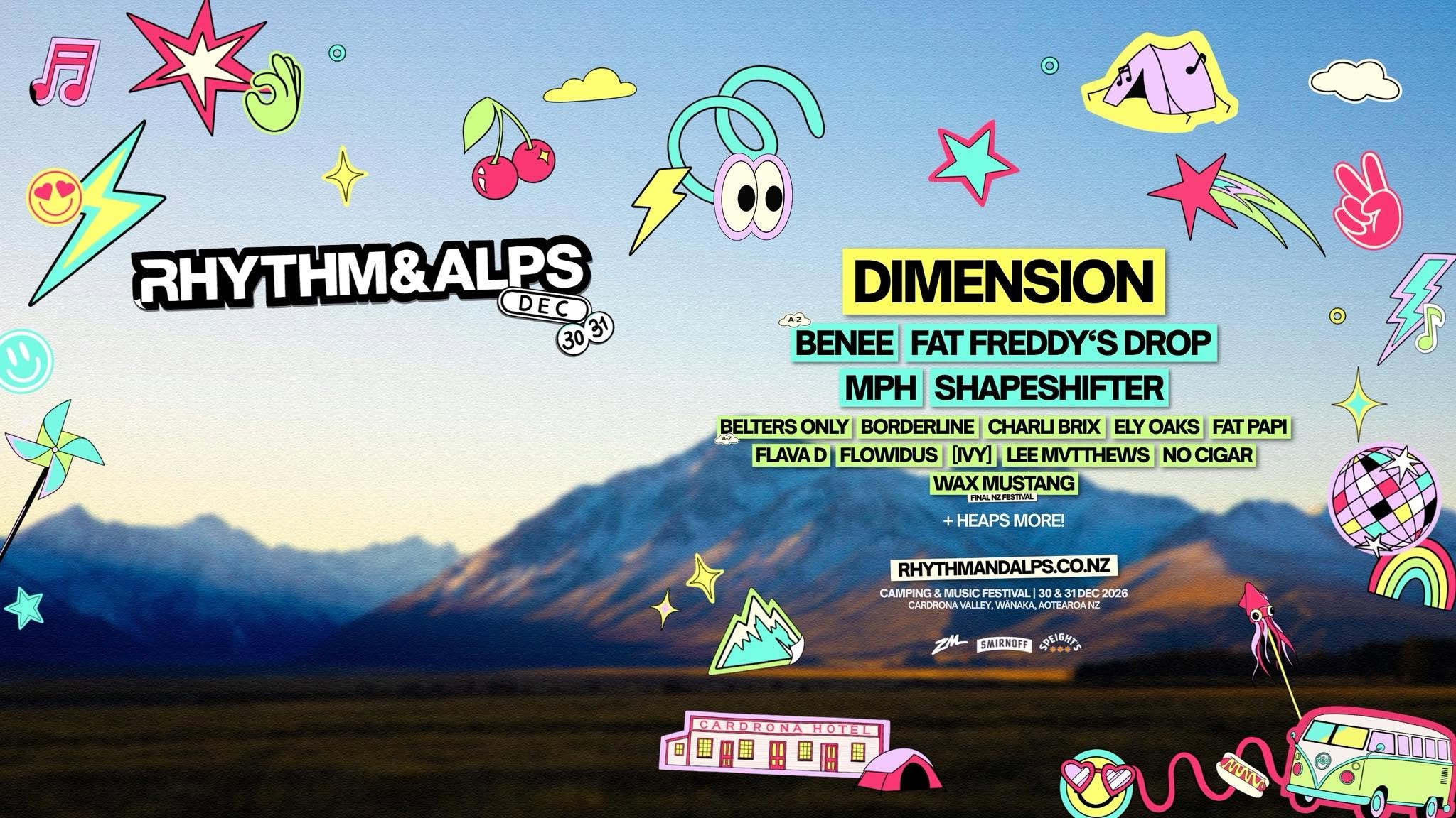 Rhythm and Alps lineup