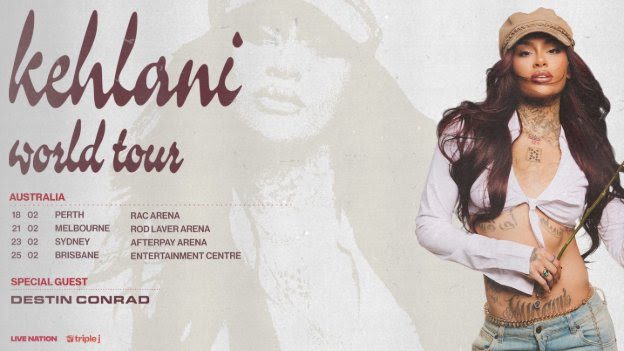 Kehlani Australia tour poster